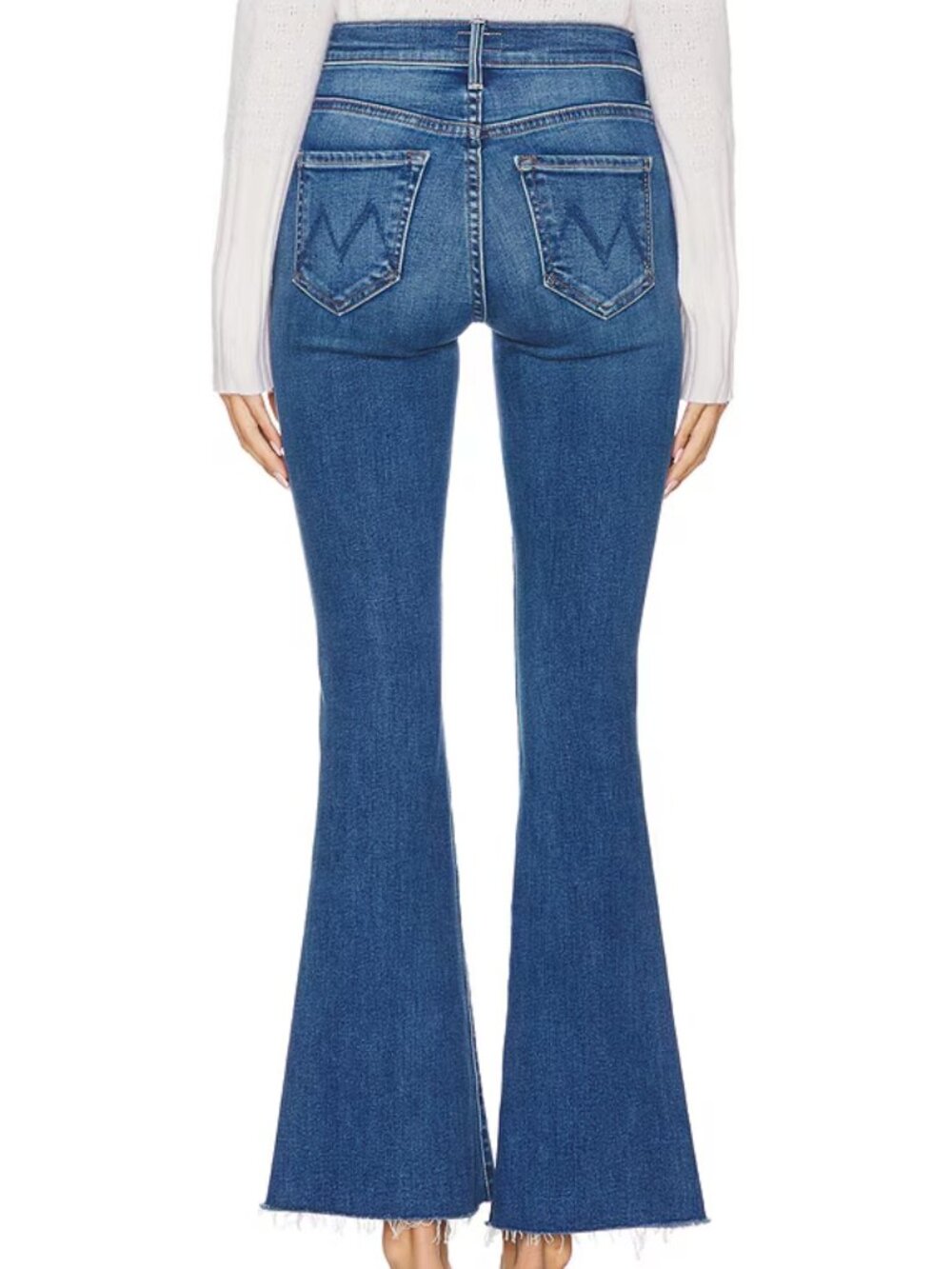New! Mother The Weekender Fray Boot Cut Jeans - Picture 2 of 8